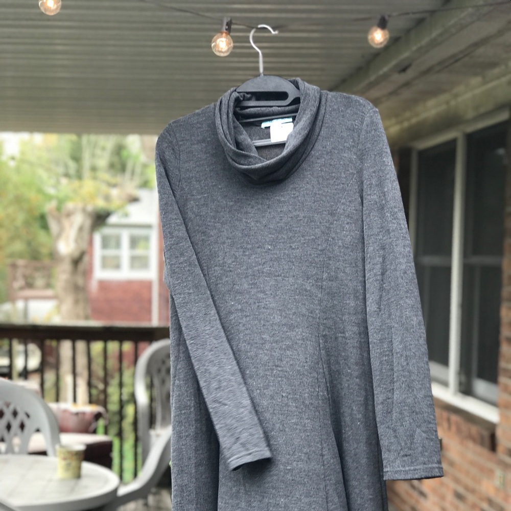 Gray Sweater Dress